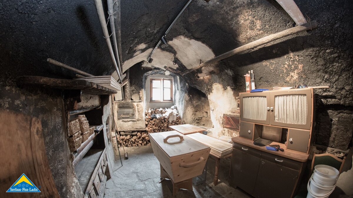 Backstube im wahrscheinlich ältesten bemalten Haus im Oberen Gericht in Serfaus-Fiss-Ladis | © ppw.at Rene Prager