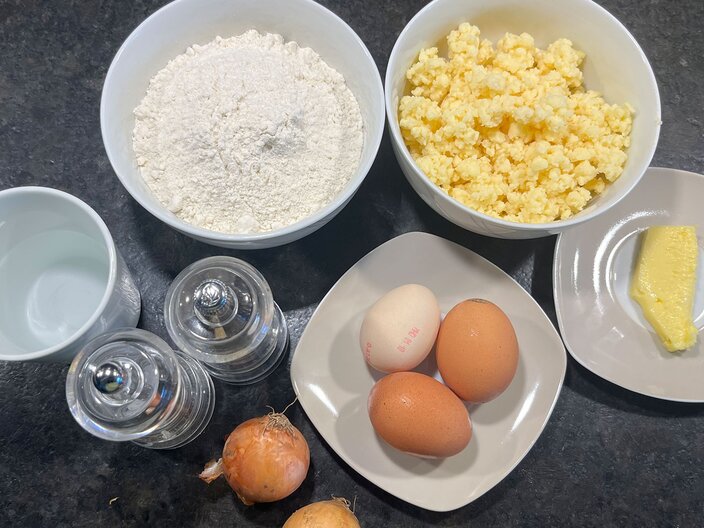 Zutaten für Käsespätzle aus Tirol | © Serfaus-Fiss-Ladis Marketing GmbH