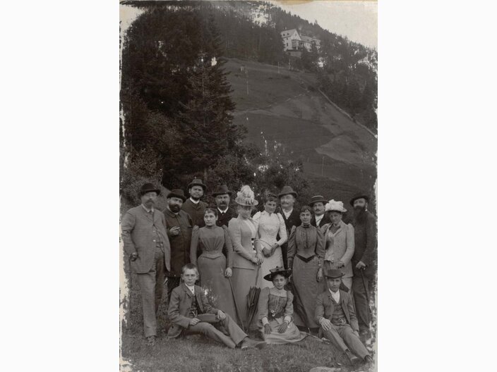 Das Wandernetz rund um das einstige Kurhotel in Obladis in der heutigen Tiroler Urlaubsregion Serfaus-Fiss-Ladis für die ganze Familie war gut ausgebaut. | © Burgl Kirschner