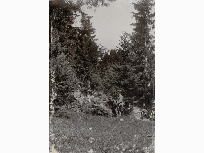 Das Wandernetz rund um das einstige Kurhotel in Obladis in der heutigen Tiroler Urlaubsregion Serfaus-Fiss-Ladis für die ganze Familie war gut ausgebaut. | © Burgl Kirschner