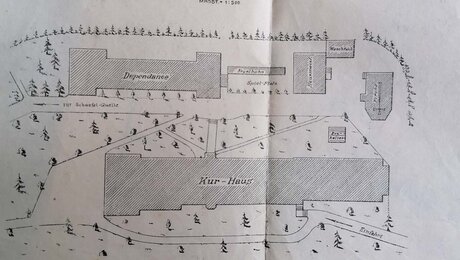 Das Kurhotel in Obladis in der heutigen Ferienregion Serfaus-Fiss-Ladis in Tirol brannte 1972 ab. | © Burgl Kirschner