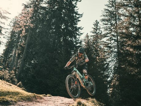 Im und um den Bikepark Serfaus-Fiss-Ladis in Tirol gibt es zahlreiche Trais und MTB-Touren zu entdecken | © christianwaldegger.com