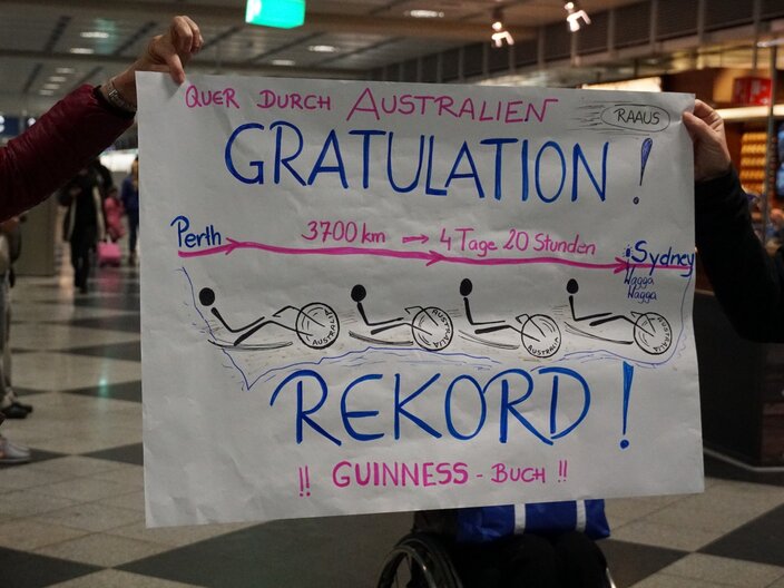 Wolfgang fährt Handbike für den guten Zweck in Australien mit Weltrekordversuch Serfaus-Fiss-Ladis Österreich Austria | © Wolfgang Timischl