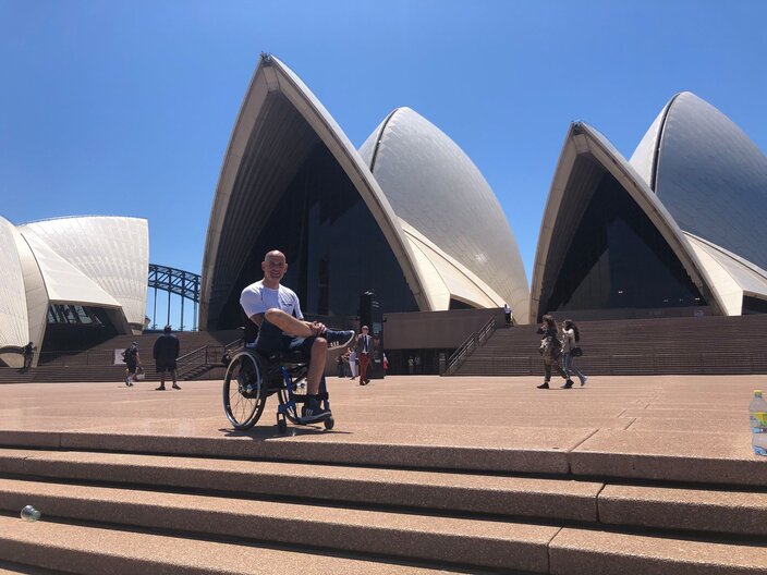 Wolfgang Timischl Serfaus-Fiss-Ladis Tirol Österreich Rennen mit Handbike in Australien Weltrekord | © Wolfgang Timischl