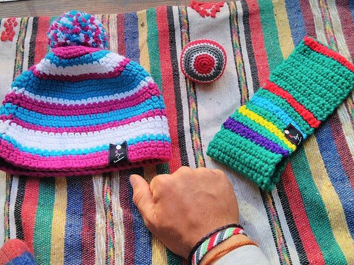 Handarbeiten mit Wolle Interview mit dhägglar aus Serfaus-Fiss-Ladis | © Elena Stecher