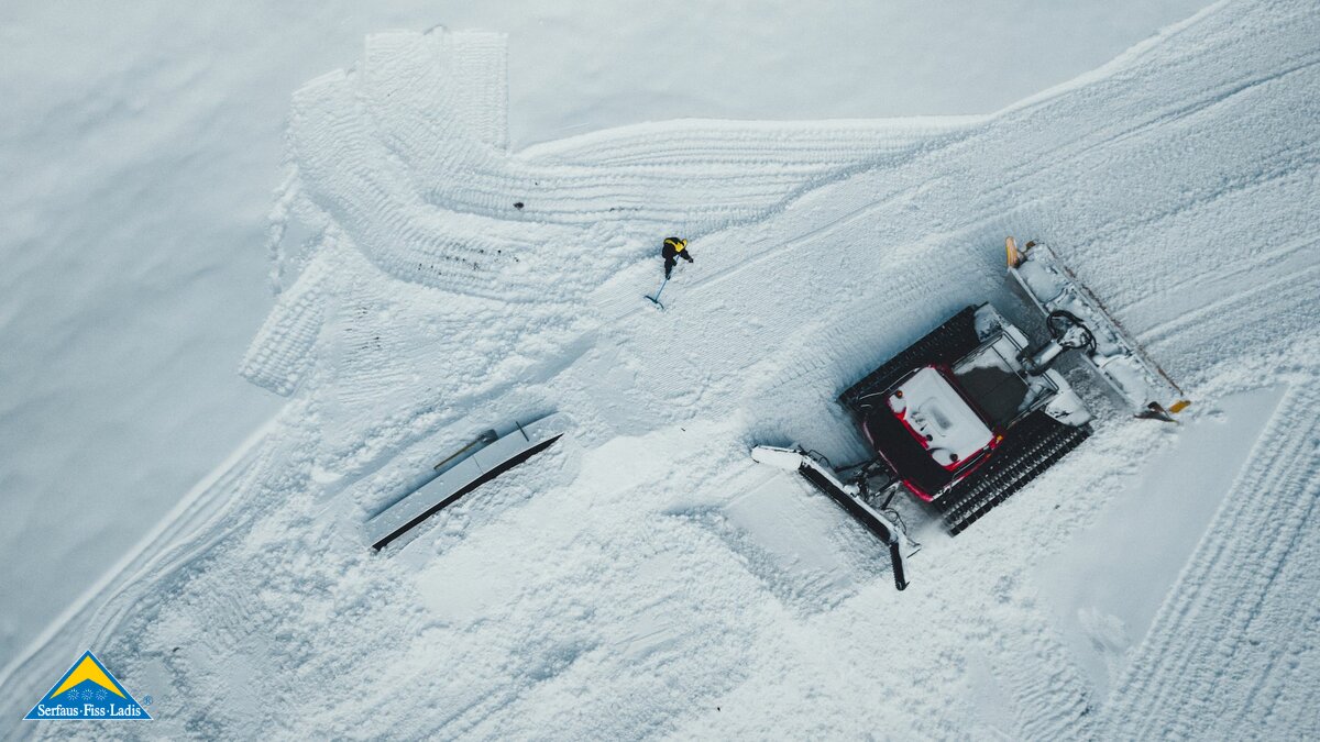 An Zielgruppe angepasste Snowparks familienfreundliche Fun Parks in Serfaus-Fiss-Ladis | © Goffi Gram