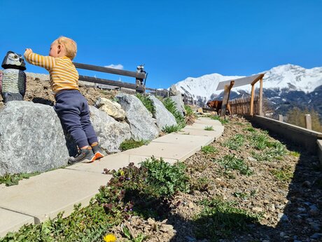 Belezzahof Käutergarten Garten Projekt Kindergarten Ladis Familienregion Serfaus-Fiss-Ladis in Tirol | © Serfaus-Fiss-Ladis Marketing GmbH