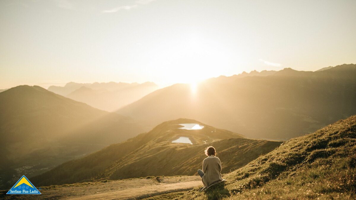 Blick auf Speicherseen Frommes in der Familienregion Serfaus-Fiss-Ladis in Tirol | © Mike Rabensteiner