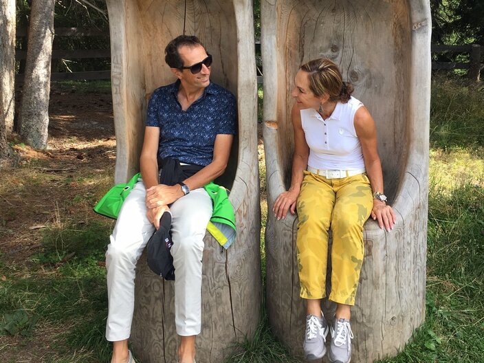 Franz Tschiderer mit seiner Frau Sabine in der Familien-Region Serfaus-Fiss-Ladis in Tirol | © Franz Tschiderer