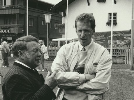 Altes Foto Franz Tschiderer ehemaliger Obmann des Tourismverbandes Serfaus-Fiss-Ladis in Tirol | © Gemeindearchiv Serfaus