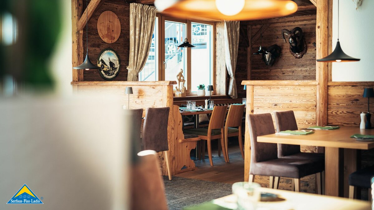 Einrichtung Haubenlokal R35 in Ladis Jäger Thomas Landerer in Serfaus-Fiss-Ladis in Tirol | © Andreas Schalber