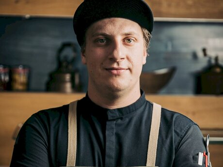 Chefkoch des Restaurants R35 im Hotel Landerer Patrick Landerer in Serfaus-Fiss-Ladis in Tirol | © Andreas Schalber