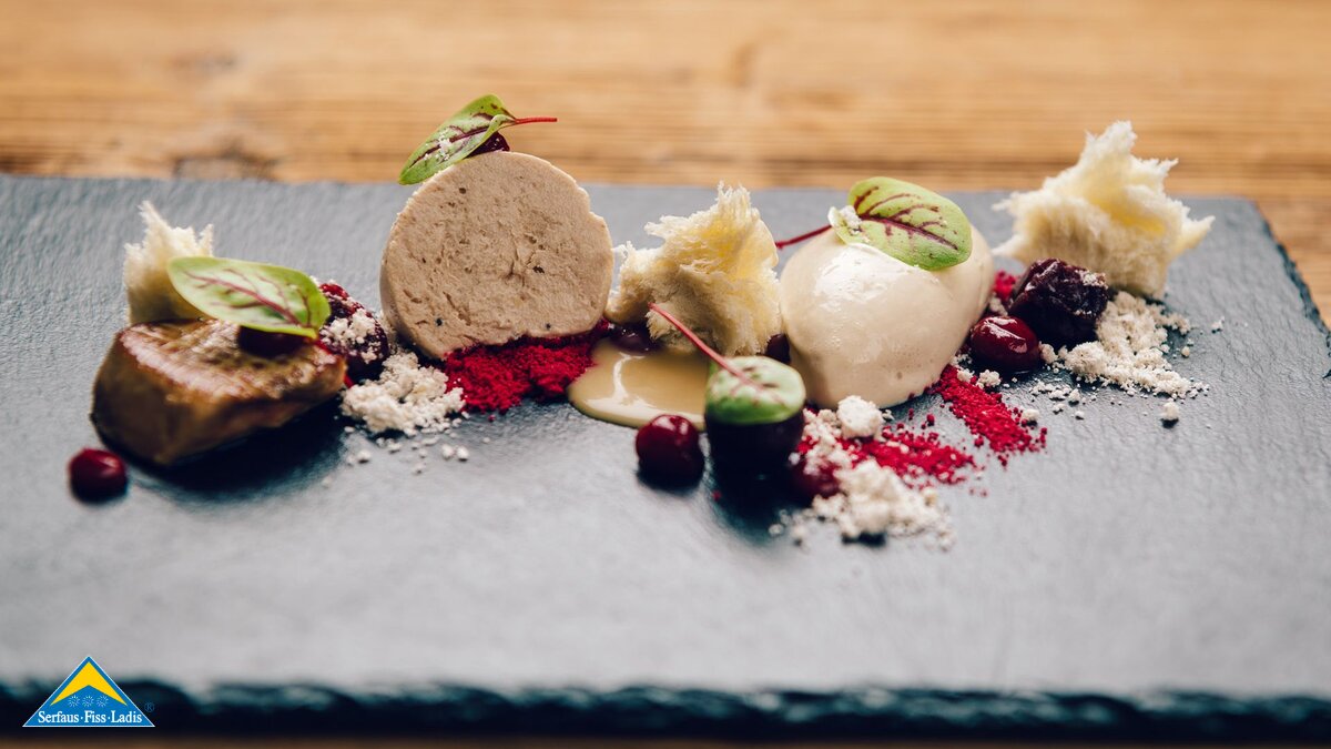 Besonderes Dessert auf 2 Hauben Niveau in Serfaus-Fiss-Ladis | © Stefan Koehle GmbH & Co KG 