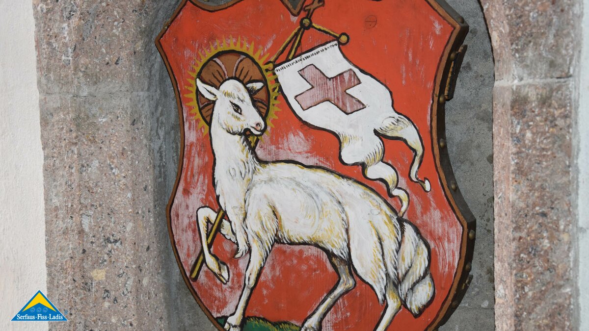 Das Wappen der Bischöfe von Brixen und Bozen in der Burg Laudeck in Ladis in Tirol | © Serfaus Fiss Ladis