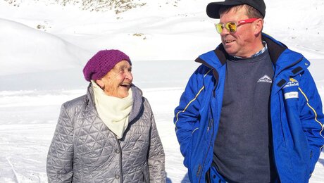 Der Masner Express im Skigebiet Serfaus-Fiss-Ladis in Tirol ist beliebt bei Jung und Alt | © Serfaus-Fiss-Ladis