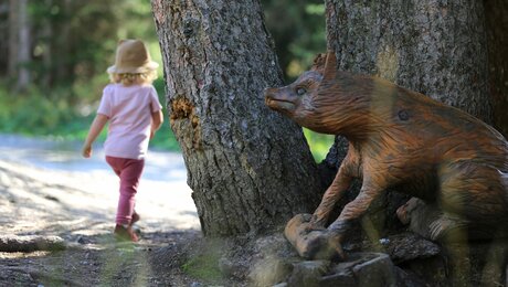 Kinderwagentaugliche Themenwege Familienregion Serfaus-Fiss-Ladis | © Serfaus-Fiss-Ladis