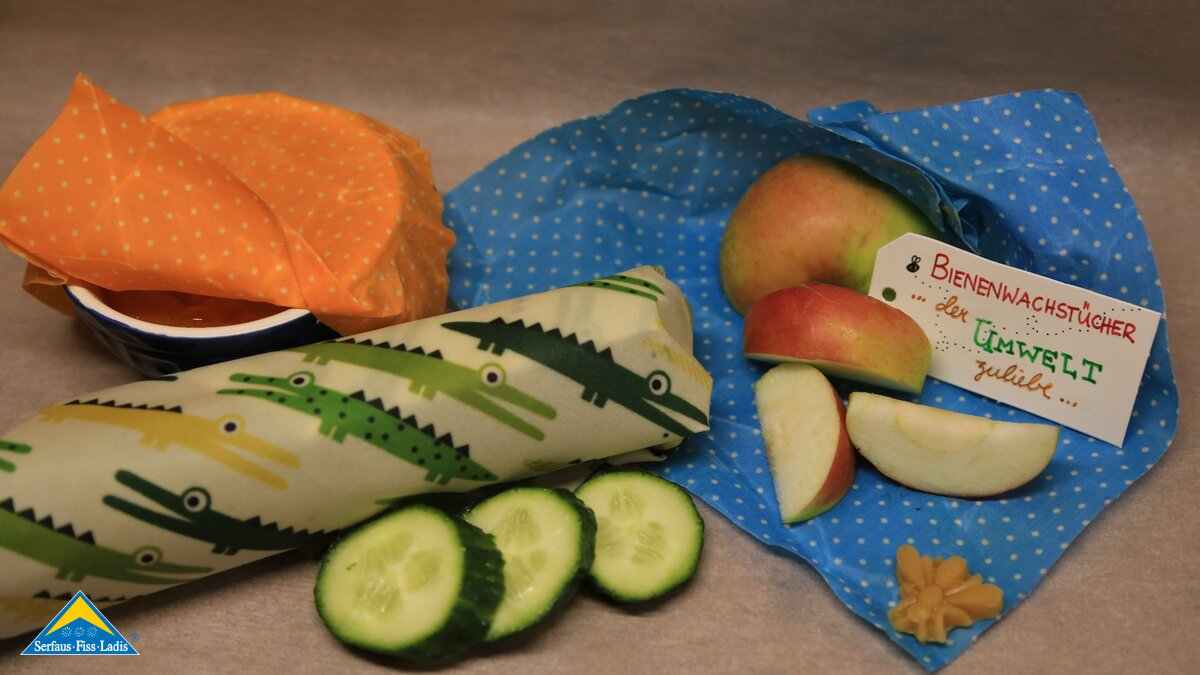 Mit Bienenwachstüchern bleiben leicht verderbliche Lebensmittel länger frisch Blog Serfaus-Fiss-Ladis | © Serfaus-Fiss-Ladis Marketing GmbH
