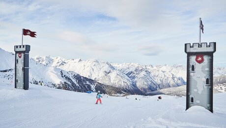 Kind fährt auf der Fun Slope in Serfaus-Fiss-Ladis, Tirol, Österreich | © Serfaus-fiss-Ladis Marketing GmbH | christianwaldegger.com
