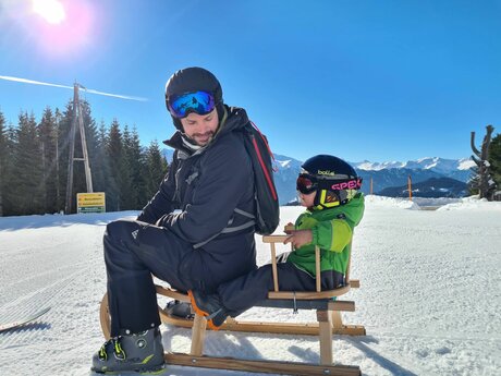 Alternativen zum Skifahren Winterurlaub mit Kleinkindern die besten Wanderwege für Kinder Serfaus-Fiss-Ladis in Tirol | © Serfaus-Fiss-Ladis Marketing GmbH
