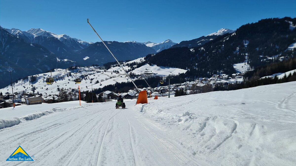 Aktiver Winterurlaub mit großen und kleinen Kindern Alternativen zum Skifahren Familienregion Serfaus-Fiss-Ladis in Tirol Österreich | © Serfaus-Fiss-Ladis Marketing GmbH