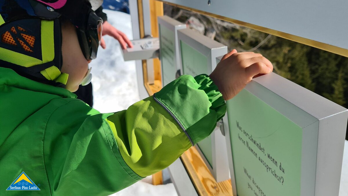 Spielplätze Themenwege im Winter leicht erreichbar Familienregion Serfaus-Fiss-Ladis in Tirol | © Serfaus-Fiss-Ladis Marketing GmbH