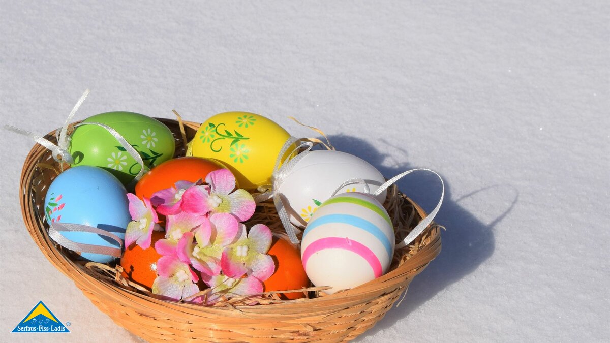 Verstecktes Osternest im Schnee in Serfaus-Fiss-Ladis | © Serfaus-Fiss-Ladis Marketing GmbH
