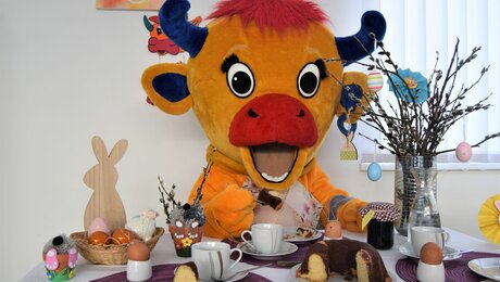 Wohlverdiente Stärkung für Berta aus Serfaus-Fiss-Ladis | © Serfaus-Fiss-Ladis Marketing GmbH