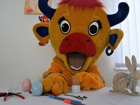 Ostereier mit Hasenohren aus Draht selbermachen Blog Serfaus-Fiss-Ladis | © Serfaus-Fiss-Ladis Marketing GmbH