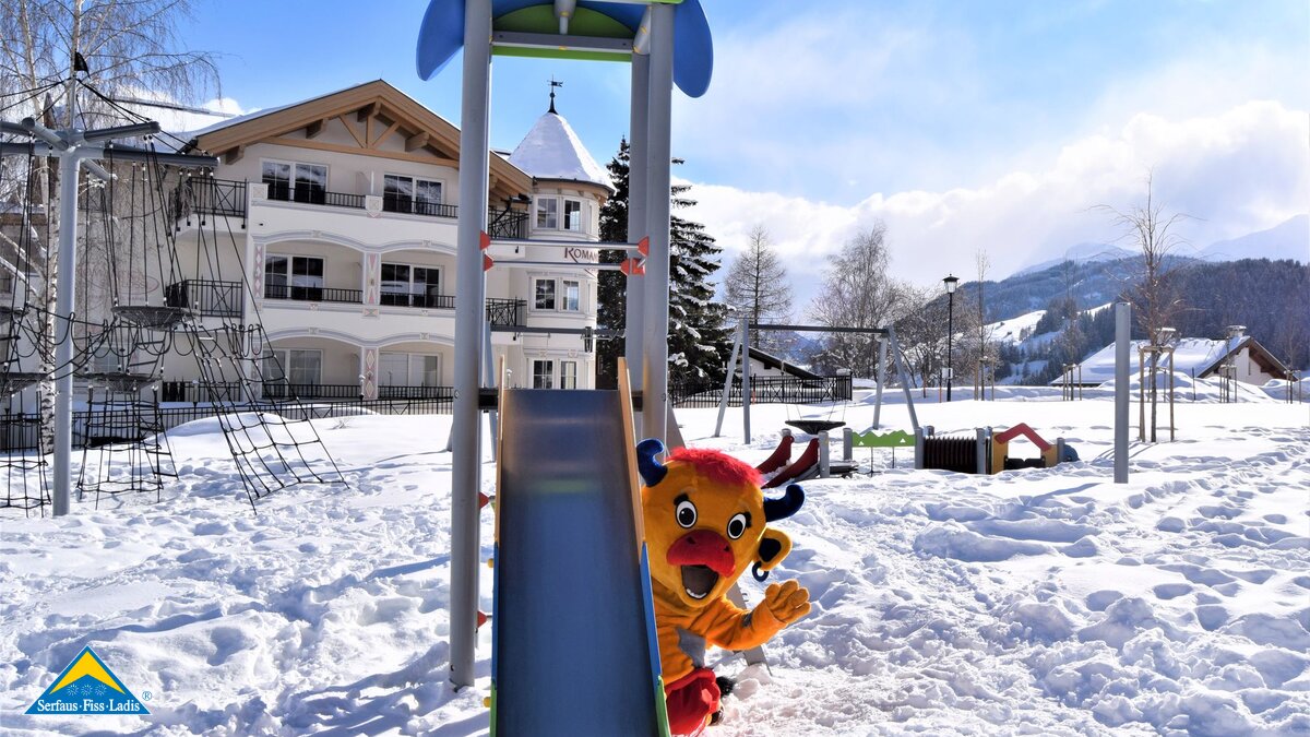 Versteckspiele mit Berta aus Serfaus-Fiss-Ladis | © Serfaus-Fiss-Ladis Marketing GmbH