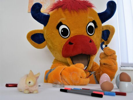 Kreative Osterdeko aus Draht zum selber basteln Blog Serfaus-Fiss-Ladis | © Serfaus-Fiss-Ladis Marketing GmbH