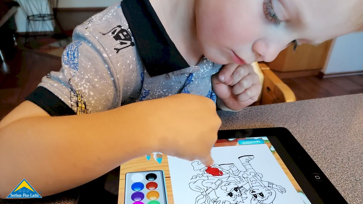 KInderwebsite Serfaus-Fiss-Ladis Murmli und Berta Kostenlose Spiele Online malen | © Serfaus-Fiss-Ladis Marketing GmbH