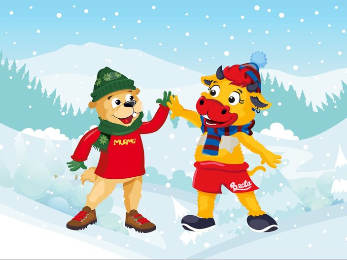 Spiel Fehlersuche Murmli und Berta Spiele Familienregion Serfaus-Fiss-Ladis in Tirol | © Serfaus-Fiss-Ladis Marketing GmbH