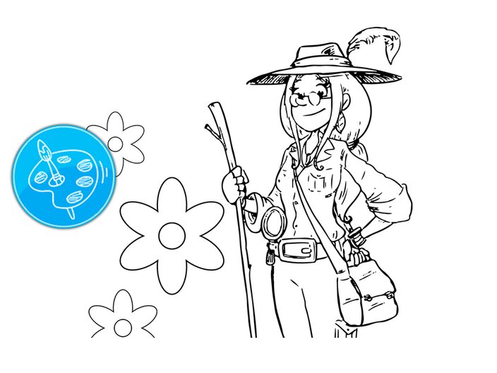 Ausmalbild Forscherpfad Ladis Blog Familienregion Serfaus-Fiss-Ladis in Tirol | © Serfaus-Fiss-Ladis Marketing GmbH