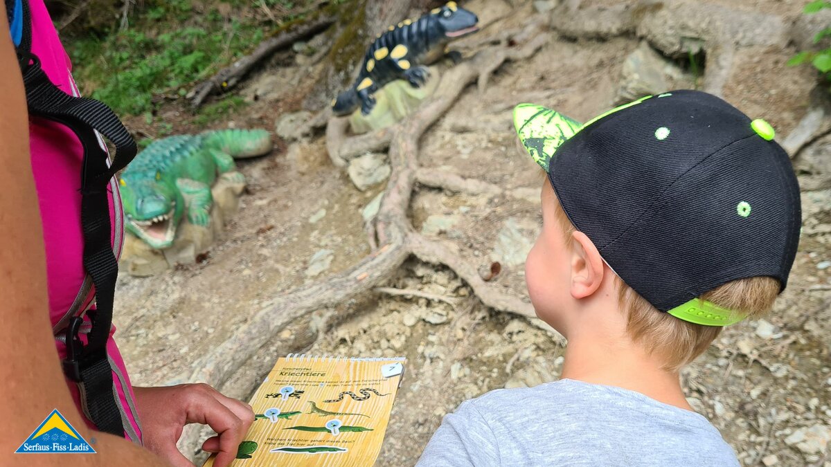 Forscherpfad Rätselweg Abenteuerweg Kinder Familie Wandern Sommer Serfaus-Fiss-Ladis Tirol | © Serfaus-Fiss-Ladis Marketing GmbH