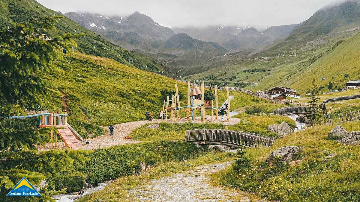 Spielplätze für Kinder Sommerurlaub Familienregion Serfaus-Fiss-Ladis in Tirol Erfahrungsbericht travelisto.net  | © travelisto.net 