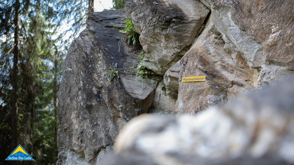 Kletterrouten bei der Kletterwand Rappenwand in St. Georgen bei Serfaus in Famlienregion Serfaus-Fiss-Ladis in Tirol | © Serfaus-Fiss-Ladis Marketing GmbH | Andreas Kirschner