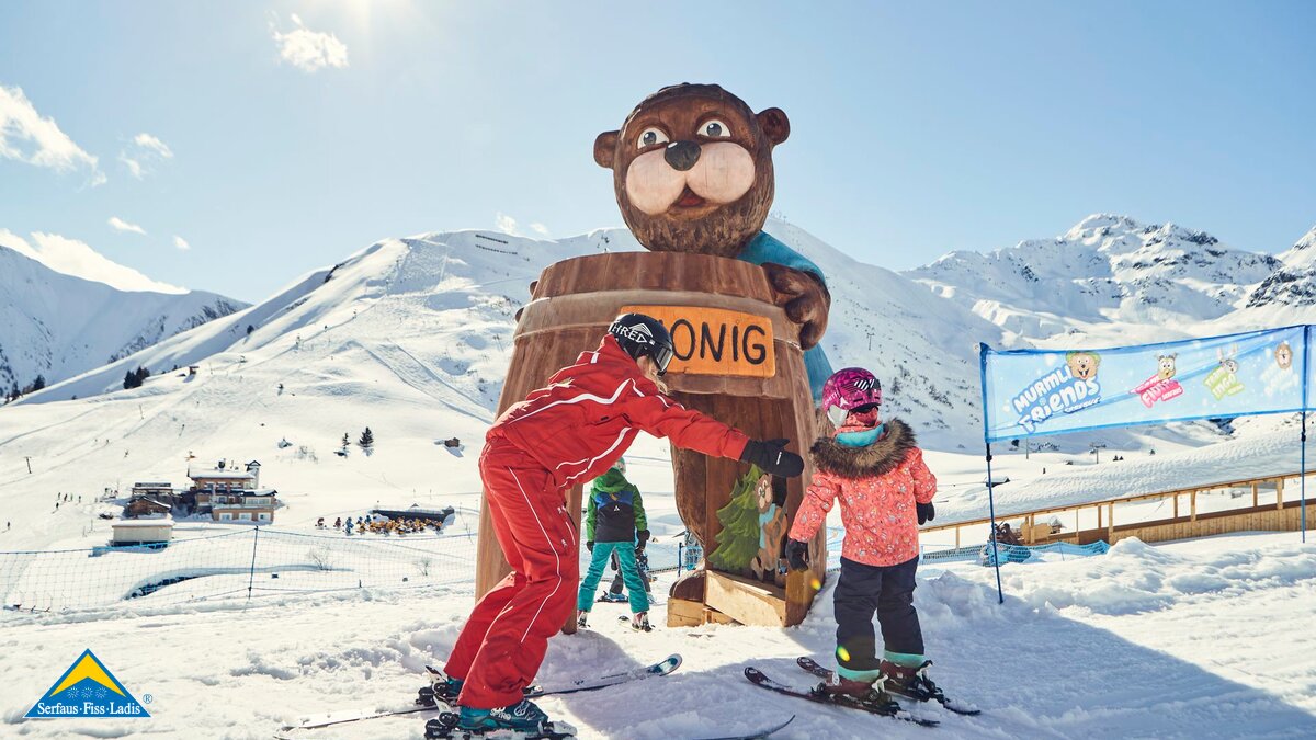 Skikurse für Anfängerkinder Familienregion Serfaus-Fiss-Ladis in Tirol | © Skischule Serfaus