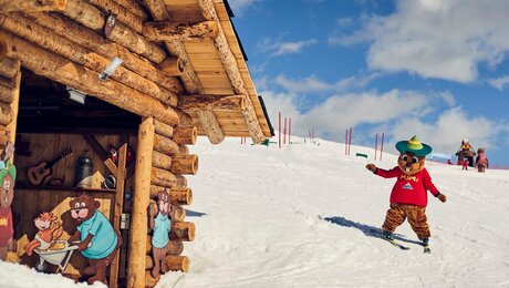 Maskottchen Murmli in Serfaus Winterurlaub in der Familienregion Serfaus-Fiss-Ladis  | © Skischule Serfaus