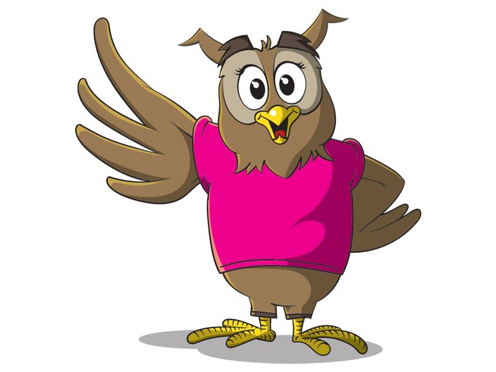 Murmli Friends Eule Fiona Anfängergruppen der Skischule Serfaus Familienregion Serfaus-Fiss-Ladis | © Skischule Serfaus