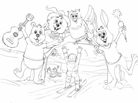 Unterrichtsmodell der Skischule Serfaus Murmli Friends in der Region Serfaus-Fiss-Ladis in Tirol | © Skischule Serfaus | Frans Stummer