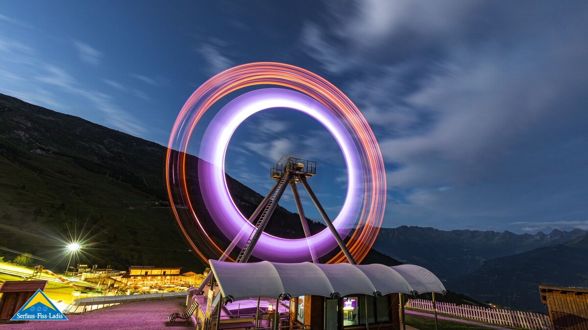 Skyswing Attraktionen Summer Fun Park Fiss in Serfaus-Fiss-Ladis in Tirol | © Fisser Bergbahnen GmbH | Andreas Kirschner