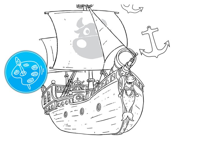 Piratenweg Malvorlagen für Kinder Blog Malen mit Murmli und Berta Familienregion Serfaus-Fiss-Ladis in Tirol | © Serfaus-Fiss-Ladis Marketing GmbH