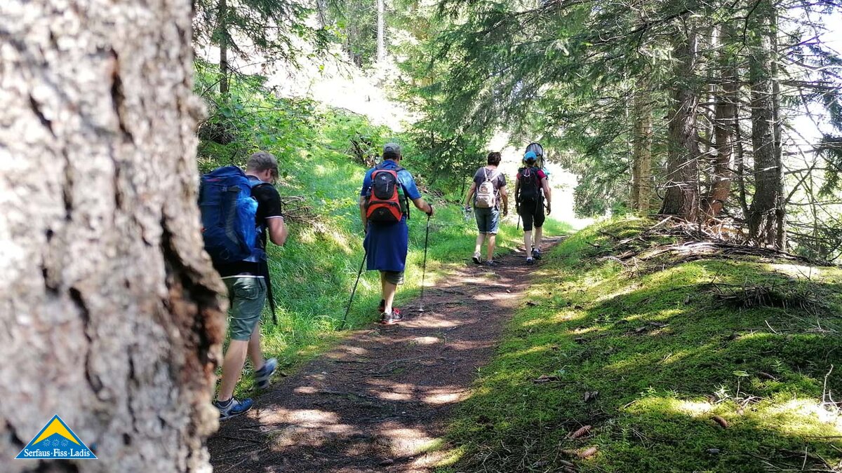 Wanderung zum Wodeturm in der Familienregion Serfaus-Fiss-Ladis in Tirol | © Serfaus-Fiss-Ladis Marketing GmbH