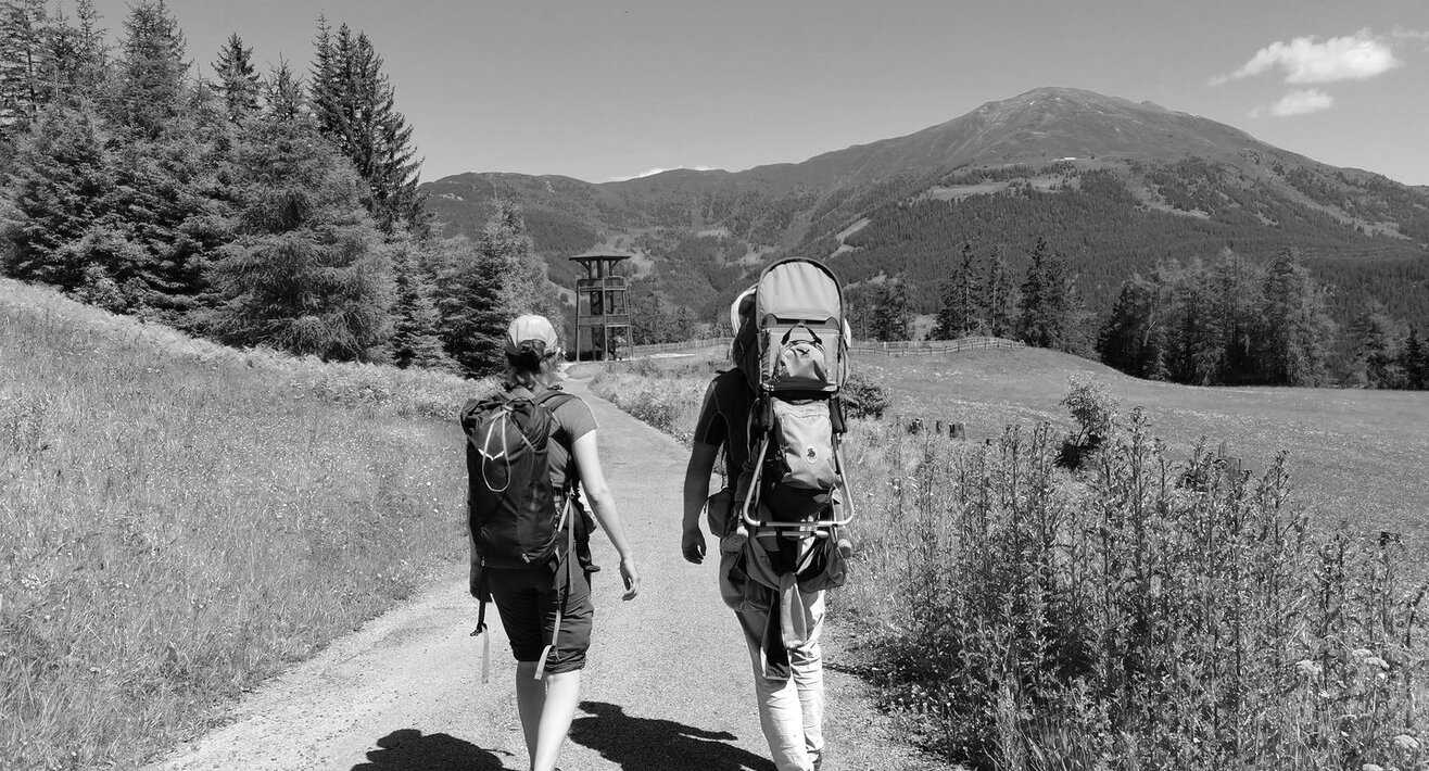 Familien-Wandertipp zum Wodeturm in Neuegg in der Familienregion Serfaus-Fiss-Ladis in Tirol | © Serfaus-Fiss-Ladis