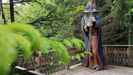 Der Riese Wode im Wodepark in der Familienregion Serfaus-Fiss-Ladis in Tirol | © Serfaus-Fiss-Ladis Marketing GmbH