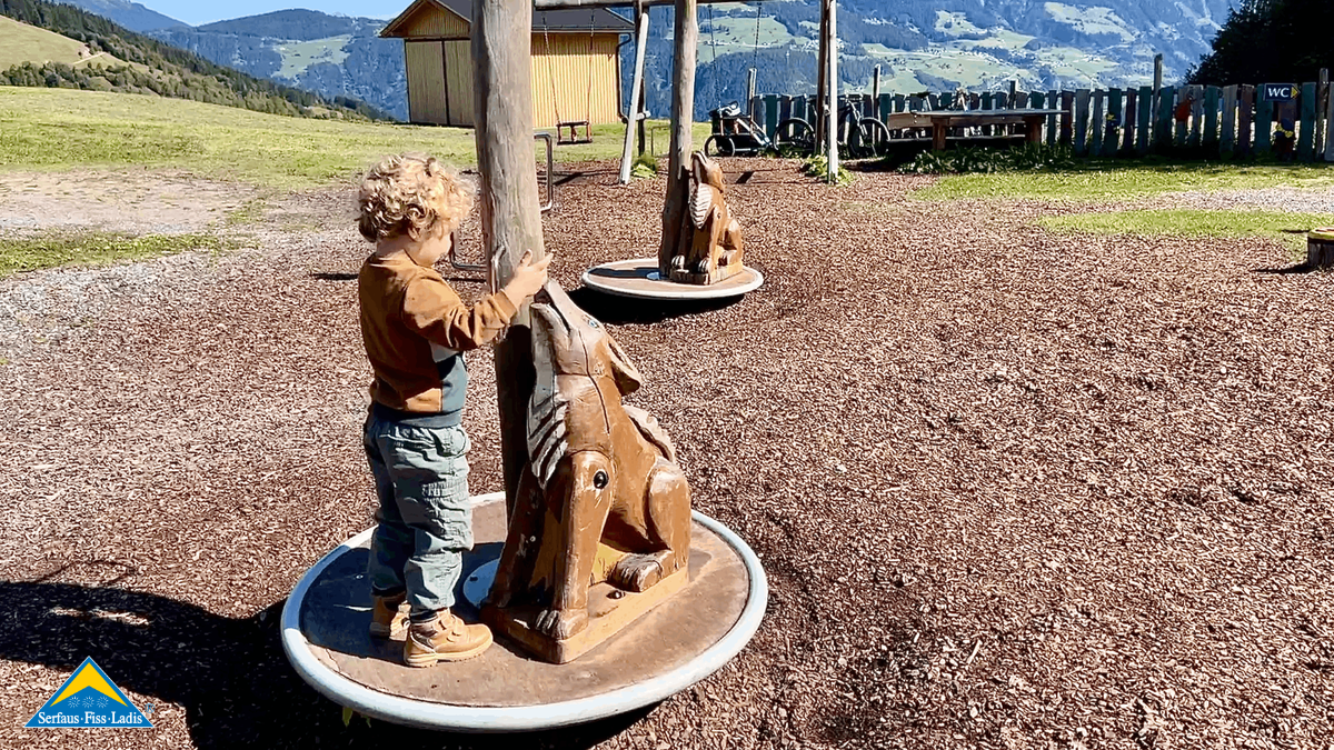 In Serfaus-Fiss-Ladis gibt es viele Spielplätze. | © unaufschiebbar.de