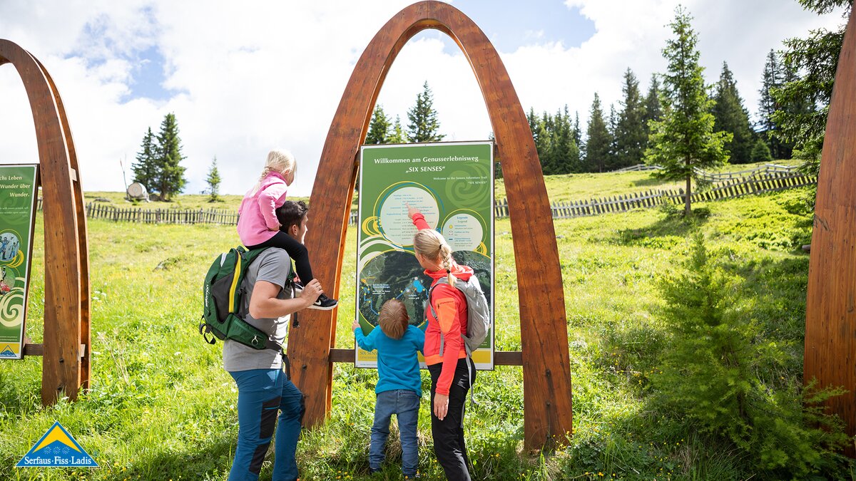 Genusserlebnisweg der Sinne in Serfaus Fiss Ladis in Tirol  | © Serfaus-Fiss-Ladis Marketing GmbH | Andreas Kirschner