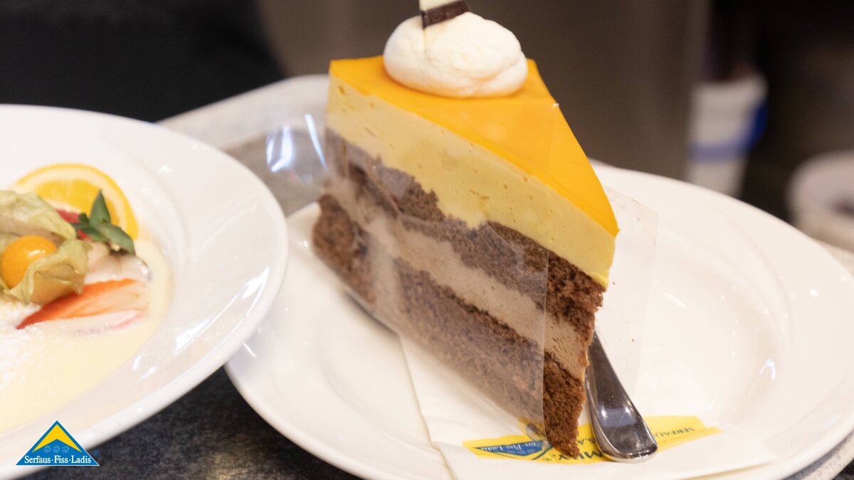 Selbstgebackene Kuchen der Konditoren der Fisser Bergbahnen in den Bergrestaurants der Familienregion Serfaus-Fiss-Ladis in Tirol | © Serfaus-Fiss-Ladis Marketing GmbH | Andreas Kirschner