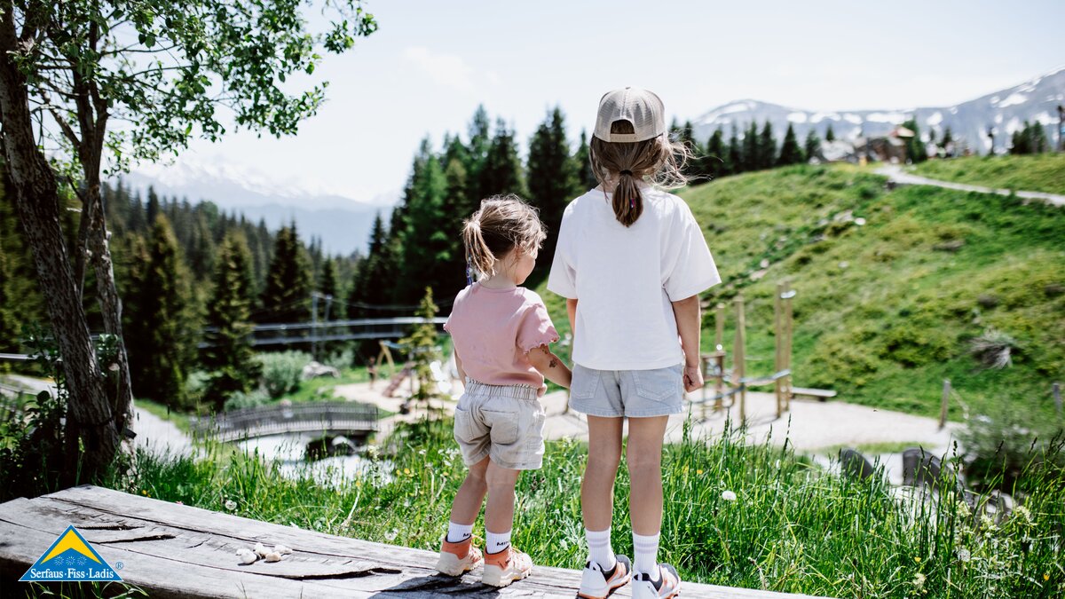 Großer Wasser- und Holzspielplatz in Serfaus-Fiss-Ladis | ©  Serfaus-Fiss-Ladis Marketing GmbH | Rene Raggl