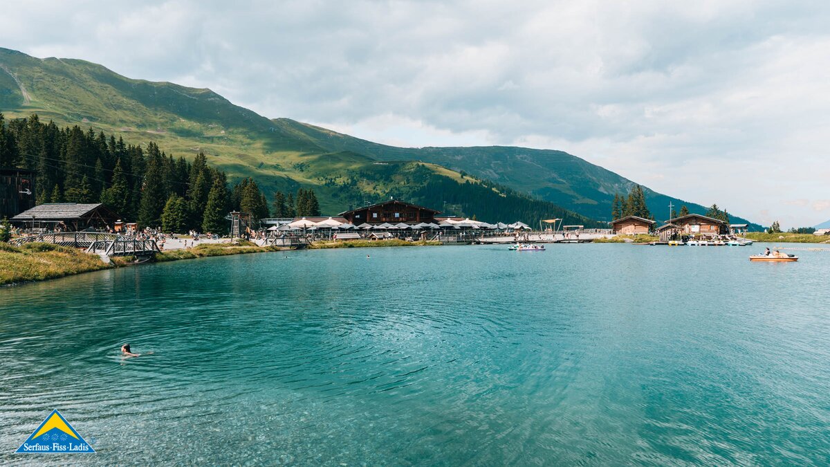 Badesee in den Alpen | © sommertage.com